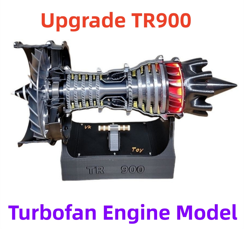 Model Kit Jet Engine - อัพเกรด TR900 Turbofan เครื่องยนต์รุ่น DIY ชุดประกอบเครื่องบินความเร็วสูง