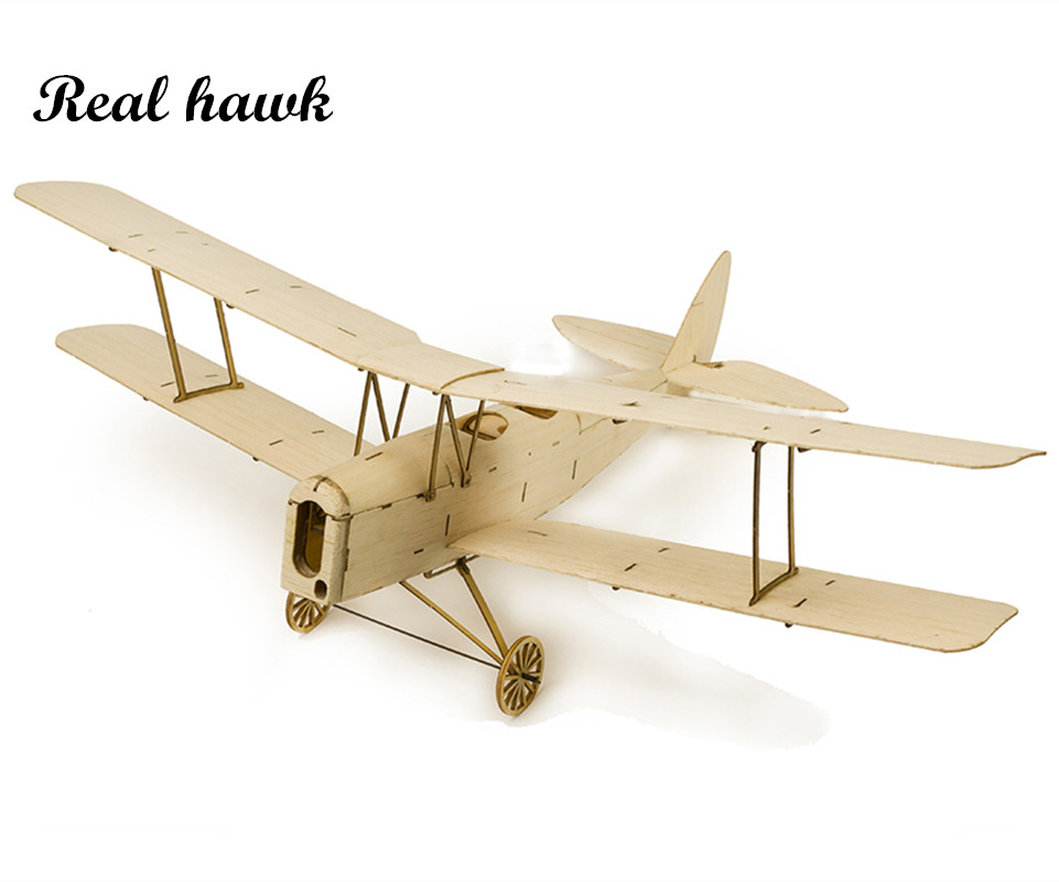 Frame Model Kit - RC เครื่องบินเลเซอร์ตัดไม้ Balsa เครื่องบิน Micro Tiger
