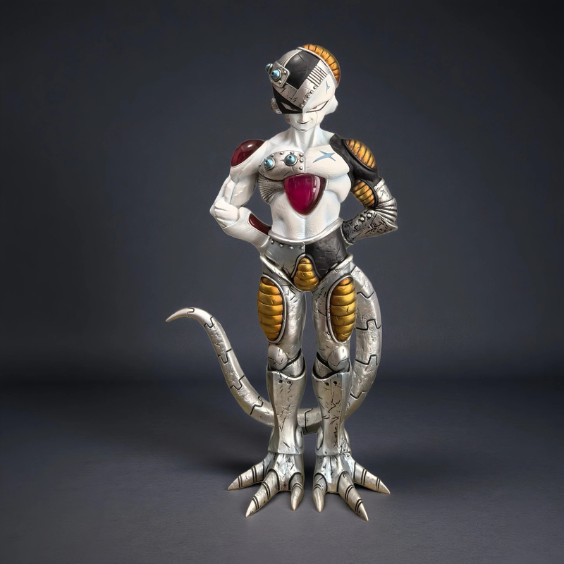 Model Kit Frieza - ฟิกเกอร์ดราก้อนบอล ฟรีเซอร์ หุ่นยนต์ 18 ซม. ทำจาก