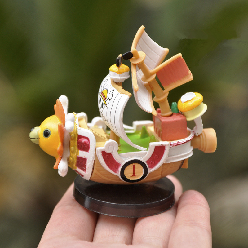 Model Kit Thousand Sunny - ฟิกเกอร์ลูฟี่ เรือพันซันนี่ เรือโกอิ้งเมอร์รี่ ชุดประกอบเรือจำลอง เรือโจรสลัด ของตกแต่ง