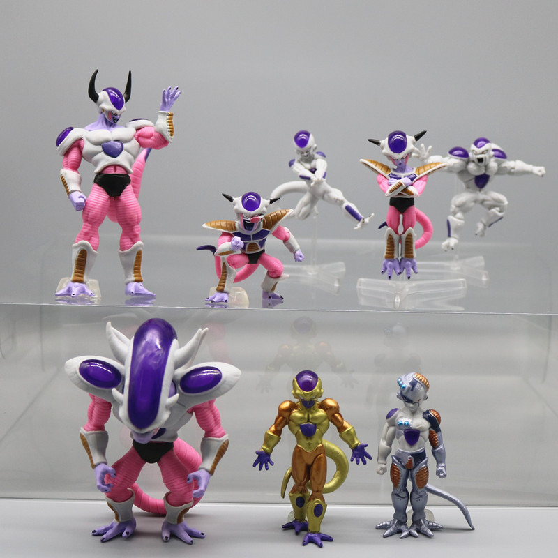 Model Kit Frieza - ลูกบอลมังกรอะนิเมะ1ชิ้นแบบสุ่ม Z ฟรีซ่าพีวีซีตุ๊กตาขยับแขนขาได้คอลเลกชันโมเดลของเล่นผู้ใหญ่เด็กของขวัญ