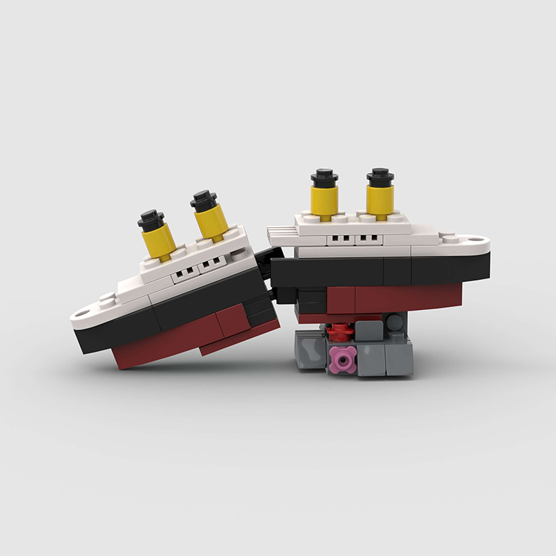 Model Kit Lucario - Mini RMS Titanic Sank เรือรุ่น Break