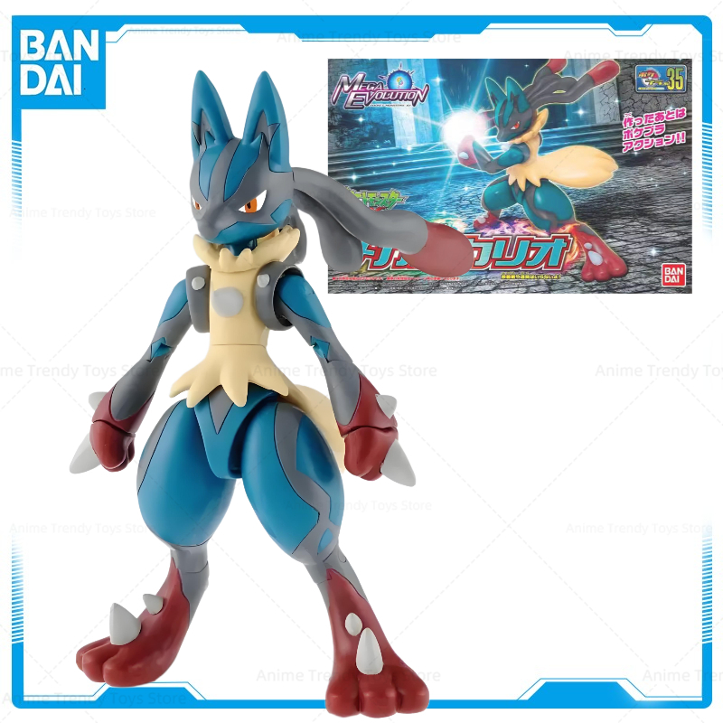 Model Kit Lucario - ในสต็อก Bandai Original POKEMON Poke Pla