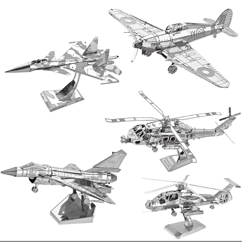 Model Kit Walmart - เครื่องบิน 3D โลหะปริศนาชุด DIY เลเซอร์ตัดปริศนาจิ๊กซอว์ของเล่นสําหรับเด็ก