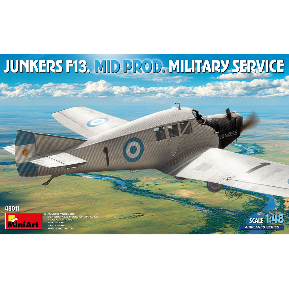 Model Kit Vintage - มินิอาร์ต 48011 1/48 มิดโปรดักชั่น จังก์เกอร์ส เอฟ