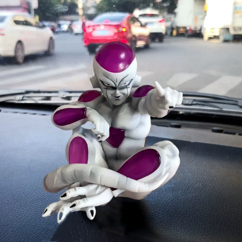 Model Kit Frieza - ฟิกเกอร์ฟรีเซอร์ ตัวร้ายอนิเมะ แบบนั่ง วัสดุ PVC ของสะสมตั้งโชว์