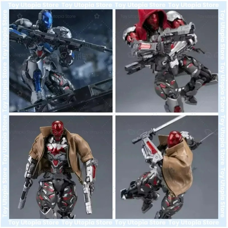 Model Kit Hemoxian - ไลน์เฮม็อกเซียน - ชุดโมเดลประกอบได้แบบสองรูปแบบของแบทแมน: อาร์คแฮมไนท์ - ของเล่นเมคคา