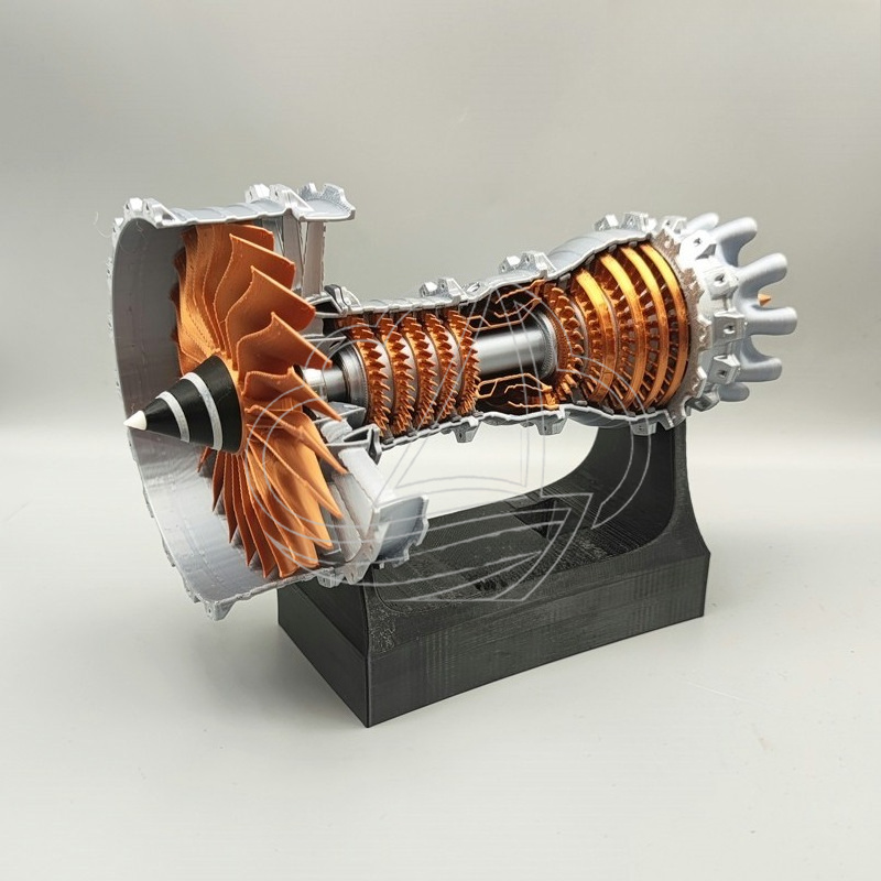 Model Kit Jet Engine - เครื่องยนต์เทอร์โบแฟนขนาดเล็ก รุ่นจำลอง สำหรับประกอบเป็นเครื่องบินเจ็ท ใช้สำหรับการทดลองทางวิทยาศาสตร์ ชุดประกอบเพื่อการศึกษา และงานอดิเรก