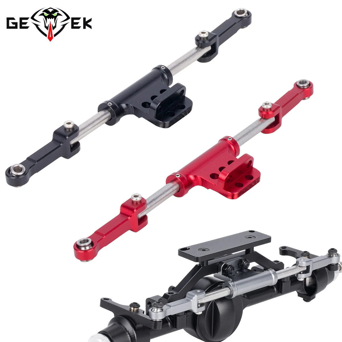 Model Kit Helicopter - 1/10 RC Crawler ไฮดรอลิกพวงมาลัยชุดกระบอกสําหรับ D90 D110