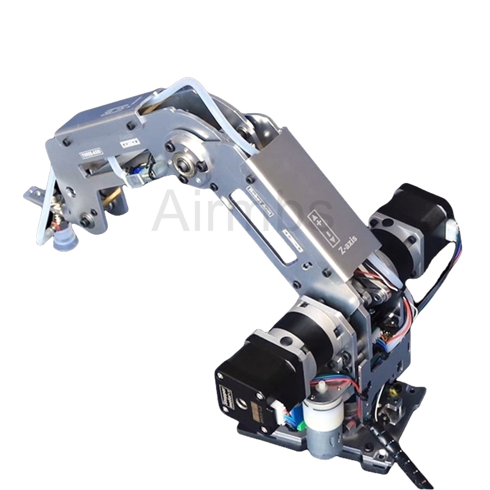 Model Kit Motor - ชุดแขนหุ่นยนต์โลหะ Arduino 4 DOF พร้อมมอเตอร์สเต็ปเปอร์ ชุดอุปกรณ์จับยึดแบบดูดสุญญากาศ