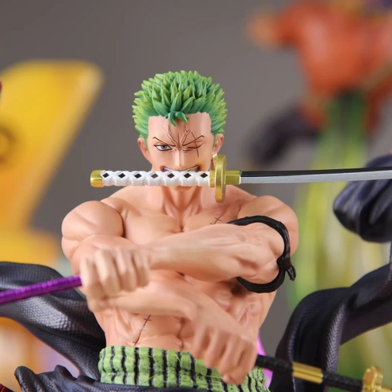 Model Kit One Piece Bandai - วันพีซ โรโรโนอา ซอร์โร โมเดลจ.ท.เทียนฮุย ฟิกเกอร์สามดาบ วัสดุ