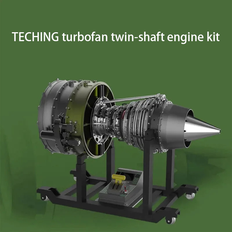 Model Kit Jet Engine - TECHING 1000 + ชิ้นส่วน Turbofan Twin