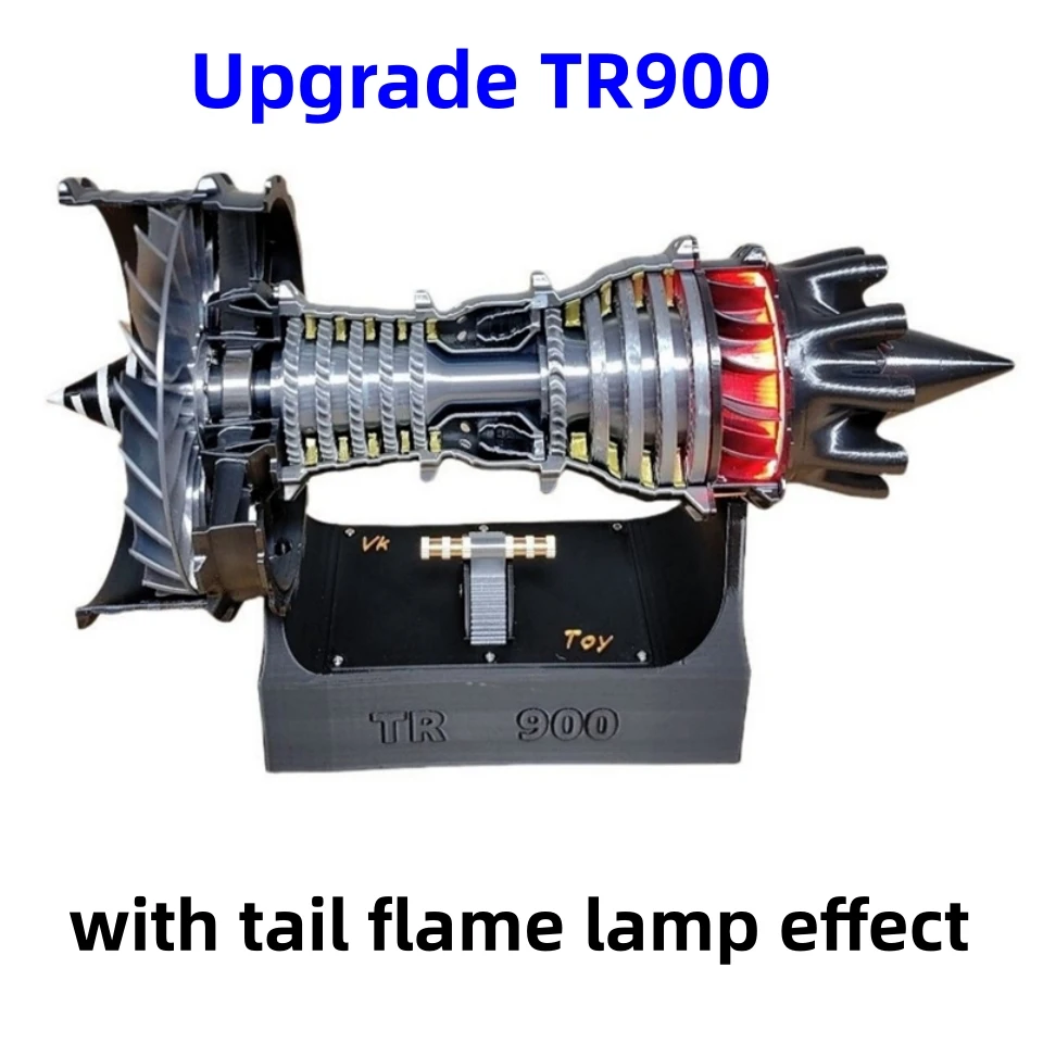 Model Kit Jet Engine - DIY ประกอบของเล่นเครื่องบิน Jet เครื่องยนต์อัพเกรด TR900 Turbofan