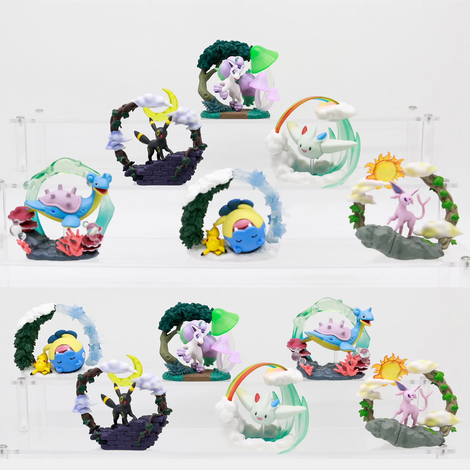 Model Kit Gunpla - Pokemon Miniature Circular Diorama Collection กล่องตาบอด
