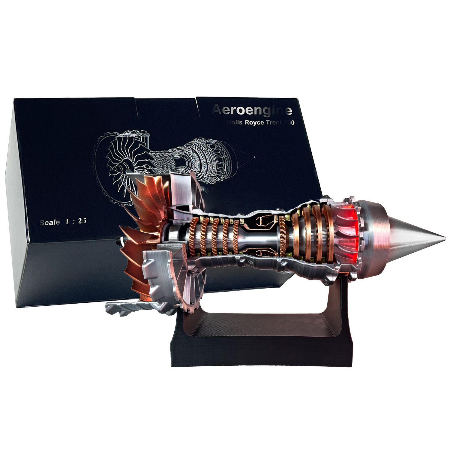 ชุดประกอบเครื่องยนต์เทอร์โบแฟน - Model Kit Jet Engine บทวิจารณ์และราคา
