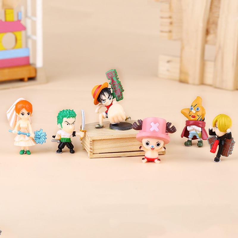 6-12 ชิ้น/เซ็ต One Piece ลิง D - Model Kit Thousand Sunny บทวิจารณ์และราคา