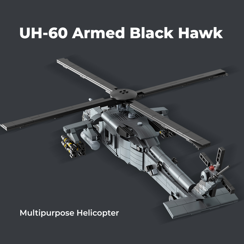 MISINI M8039 1:35 ชุดตัวต่อเฮล - Model Kit Helicopter บทวิจารณ์และราคา