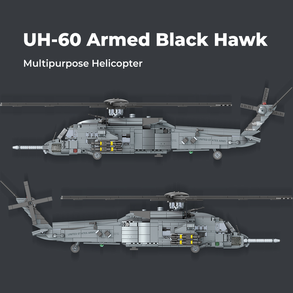 MISINI M8039 1:35 ชุดตัวต่อเฮล - Model Kit Helicopter บทวิจารณ์และราคา