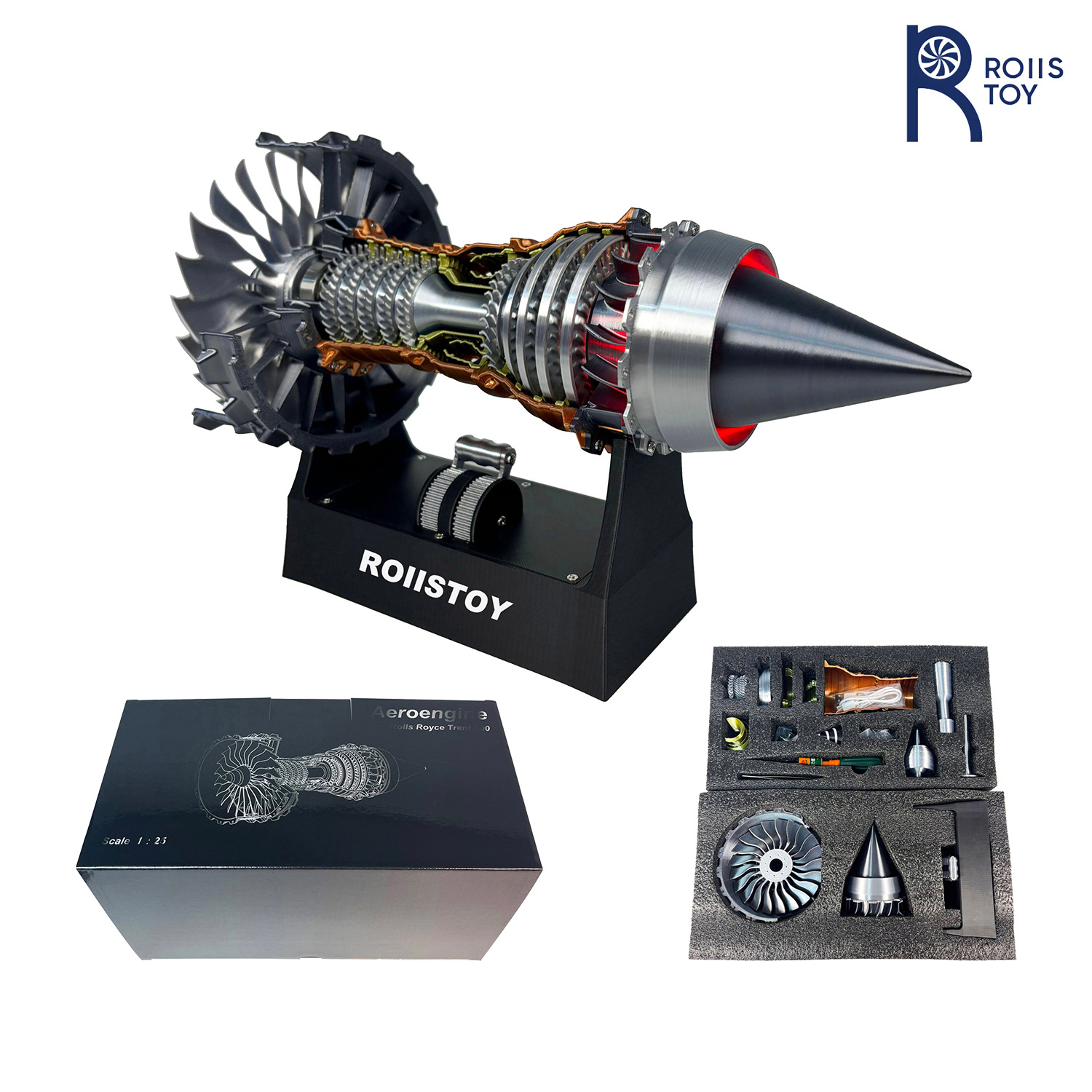 ชุดประกอบเครื่องยนต์เจ็ทแบบเทอ - Model Kit Jet Engine บทวิจารณ์และราคา