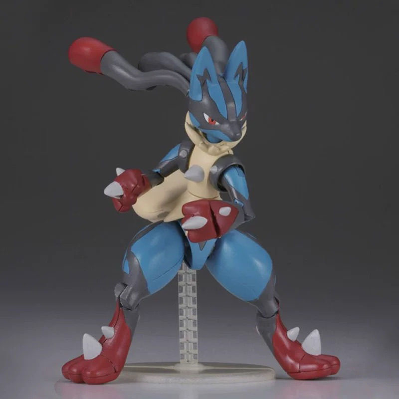 ในสต็อก Bandai Original POKEMO - Model Kit Lucario บทวิจารณ์และราคา