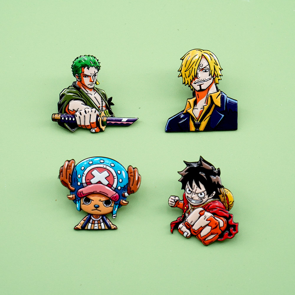 เข็มกลัดการ์ตูนวันพีซ 4 ชิ้น ช - Model Kit One Piece Bandai บทวิจารณ์และราคา