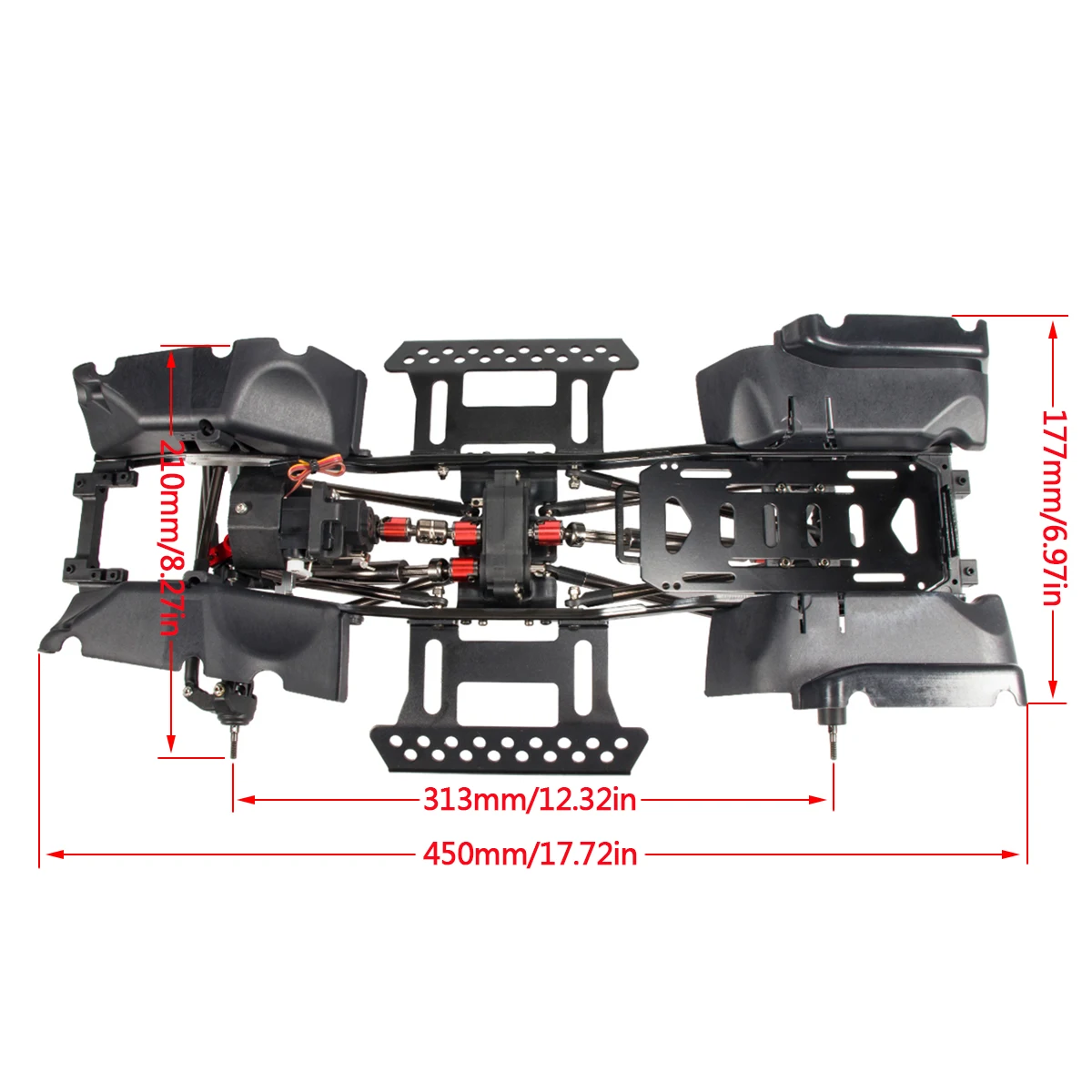1/10 RC ชุดแชสซีตีนตะขาบพร้อมเ - Model Kit Helicopter บทวิจารณ์และราคา