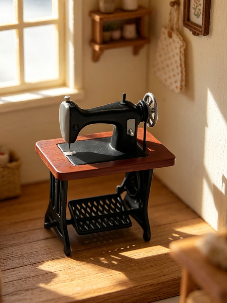 ตุ๊กตาจักรเย็บผ้าขนาดจิ๋ว 1:12 - Model Kit Vintage บทวิจารณ์และราคา