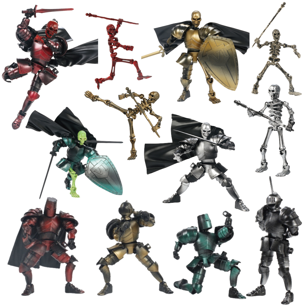 ฟิกเกอร์โครงกระดูกอัศวินยุคกลา - Model Kit Gunpla บทวิจารณ์และราคา