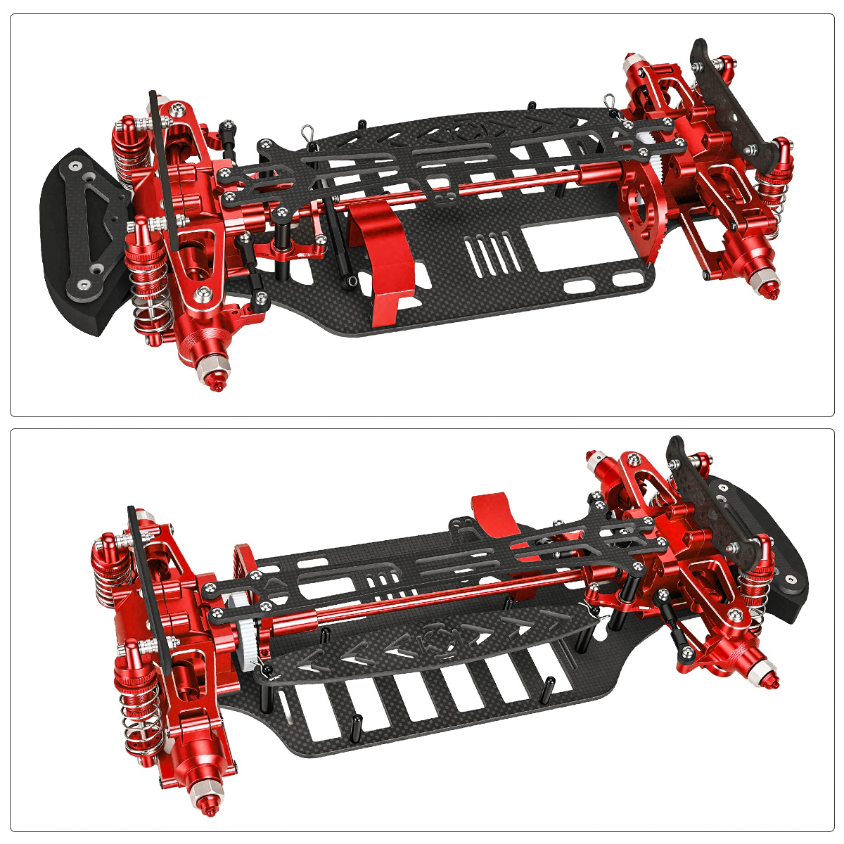 ชุดโครงอะลูมิเนียมและคาร์บอนไฟ - Model Kit Tamiya บทวิจารณ์และราคา