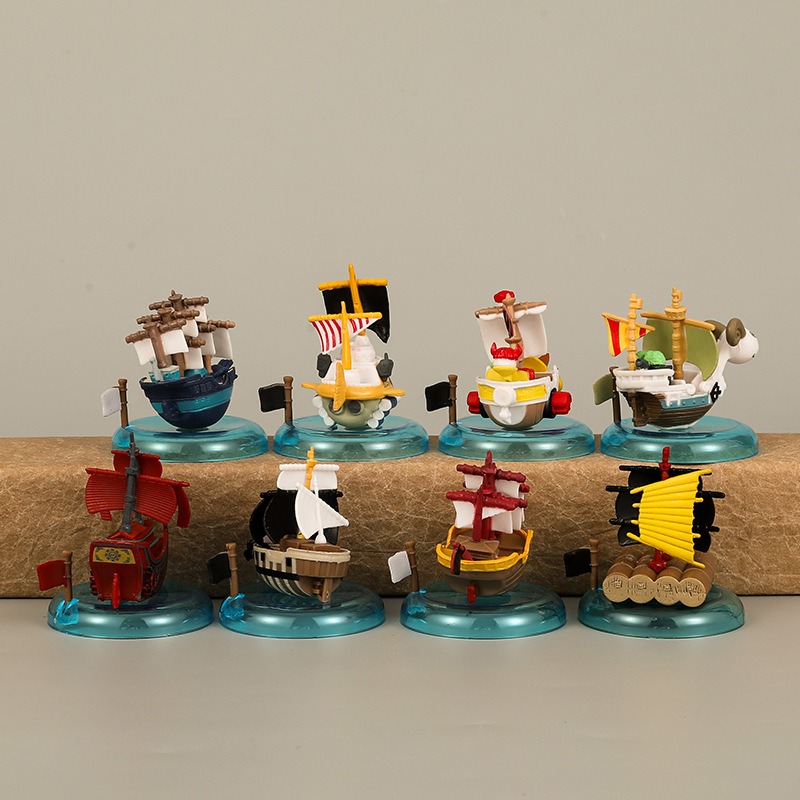 8ซม.8ชิ้น/เซ็ตอะนิเมะOne Piece - Model Kit Thousand Sunny บทวิจารณ์และราคา