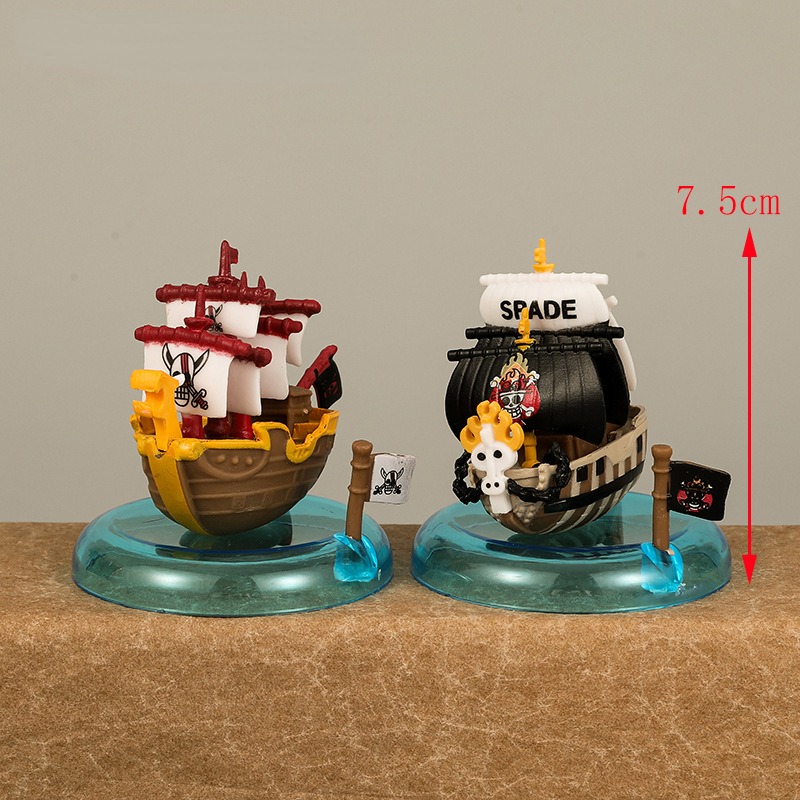 8ซม.8ชิ้น/เซ็ตอะนิเมะOne Piece - Model Kit Thousand Sunny บทวิจารณ์และราคา