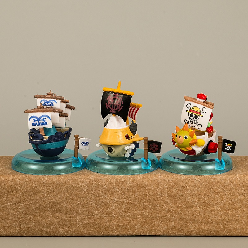 8ซม.8ชิ้น/เซ็ตอะนิเมะOne Piece - Model Kit Thousand Sunny บทวิจารณ์และราคา