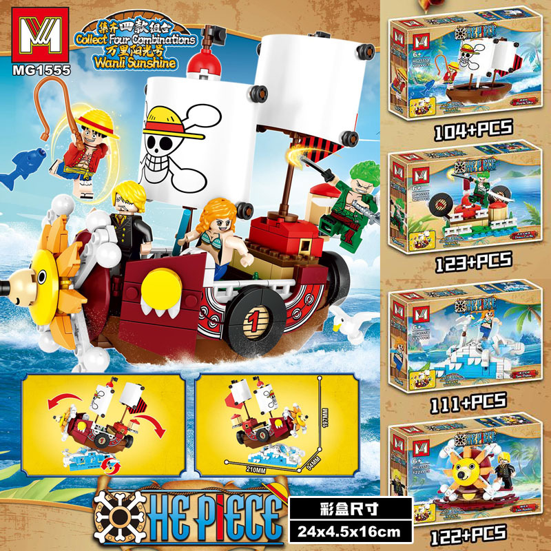 ตัวต่อไมโครบล็อก 4in1 วันพีซ เ - Model Kit Thousand Sunny บทวิจารณ์และราคา
