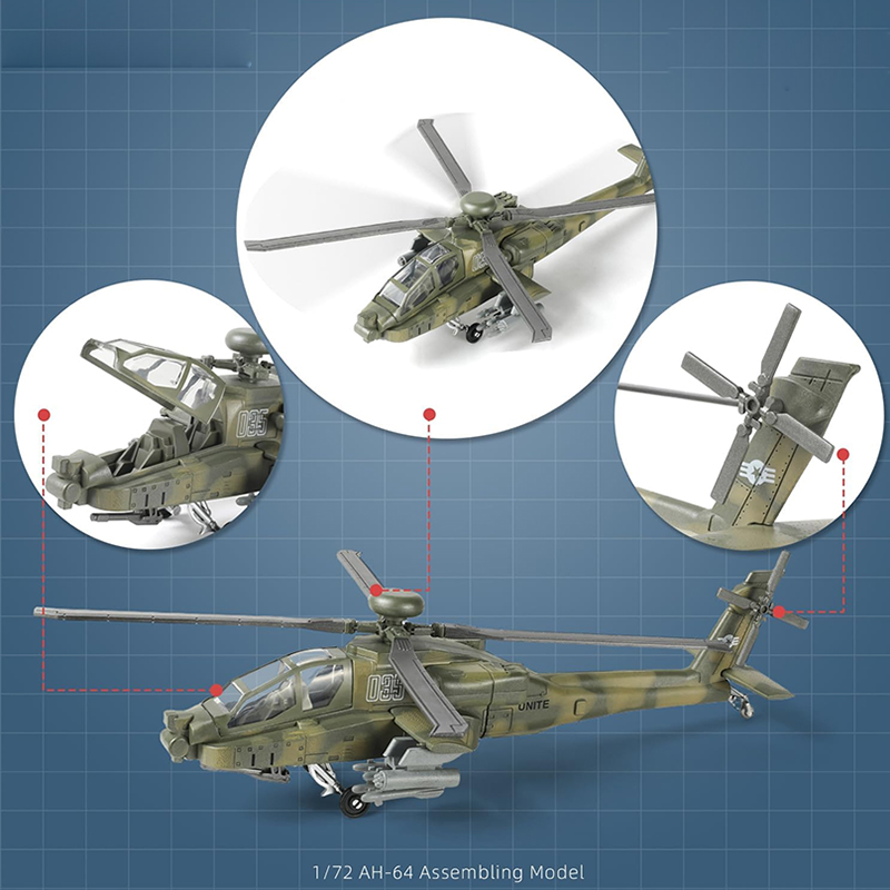 ชุดตัวต่อเฮลิคอปเตอร์ AH-64 Ap - Model Kit Helicopter บทวิจารณ์และราคา